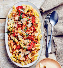 Fusilli au thon et au basilic