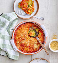 Gratin de courgettes au germe de blé