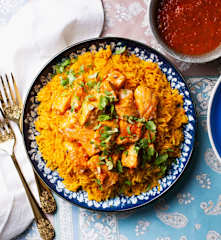 Kabsa met zalm