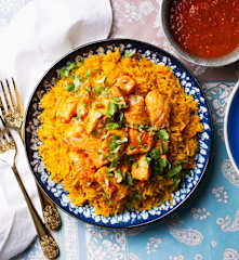 Salmon kabsa