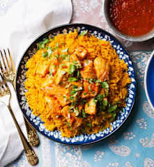 Salmon kabsa