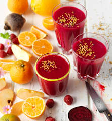 Smoothie rojo