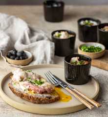 Jajka z boczkiem i papryką z Varomy