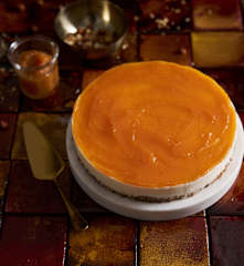 Cheesecake de dióspiro