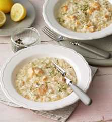 Lachs-Fenchel-Risotto