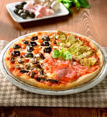 Pizza cuatro estaciones