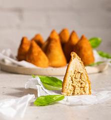Krokiety z kurczakiem (Coxinha de frango)