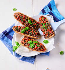 Überbackenes Baguette