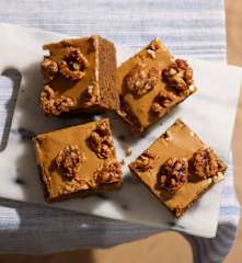 Gluten-free Coffee and Walnut Cake Traybake