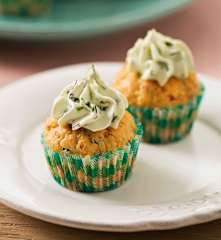 Minicupcakes de beicon, queso y hierbas