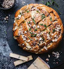 Pain hérisson au fromage à partager