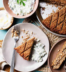 Gebackenes Kibbeh (كبة مخبوزة)