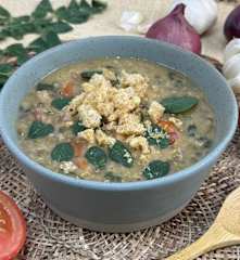 Ginisang munggo (Mung bean soup)