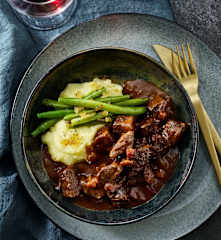 Wildgulasch mit Schokolade