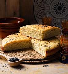 Pan argelino de semolina (Khobz Dar)