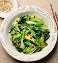 Poêlée de légumes verts