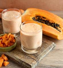 Smoothie de papaya y zanahoria