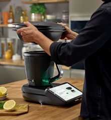 Arroz de tofu e queques de maçã