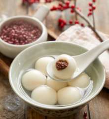 红豆沙汤圆