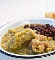 Chicharrón en salsa verde