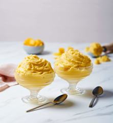 Sorbet à la mangue naturellement sucré