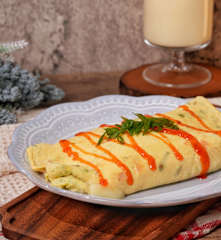 Soy Milk with Steamed Eggs