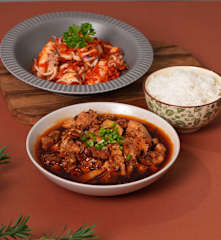 Three-in-One Steam Squid with Sambal Balado and Steam Black Bean Chicken