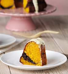 Bizcocho de zanahoria y chocolate