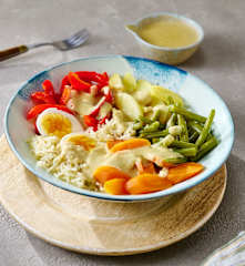 Gemüse-Saté-Bowl