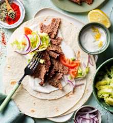 Doner kebab casero