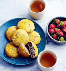 Scones au sarrasin et aux fruits rouges