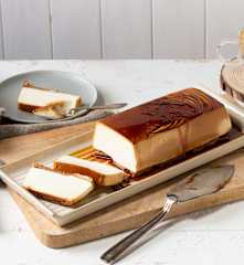 Pastel rápido de queso al caramelo