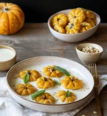 Gnocchi dyniowe z kremowym sosem śmietanowym