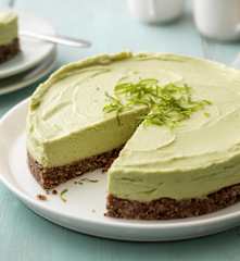 Avocado Lime Cheesecake (No Added Sugar)