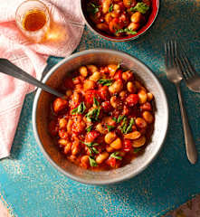 Gigantes Plaki (Riesenbohnen in Tomatensauce)