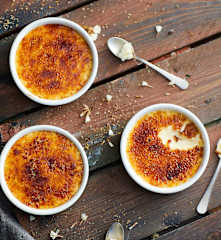 Traditional crème brûlée