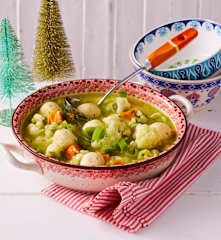 Gemüseeintopf mit Klößchen