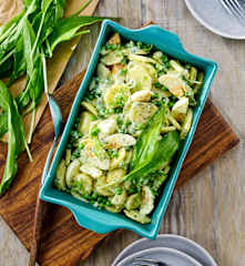 Kartoffelsalat mit Bärlauch-Mayonnaise