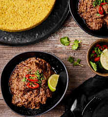 Rendang met Gele Kleefrijst