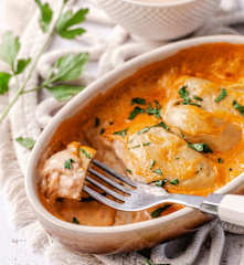 Quenelles sauce nantua