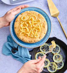 Gâteau vapeur au citron et aux amandes