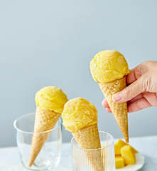 Nieve de tequila y ate de membrillo