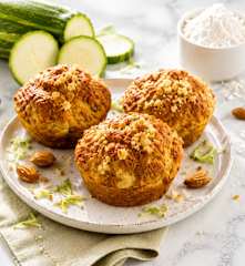 Muffins proteico de abobrinha
