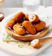 Croquetas de pollo y jamón