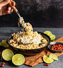 Esquites with Ramen (Corn Kernels with Ramen)