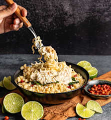 Esquites con ramen