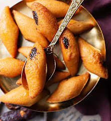 Dulces de sémola y dátiles (Makrouts)