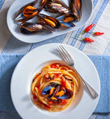 Amatriciana con cozze