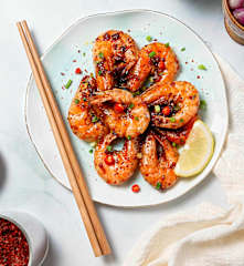 Tôm Rang Mắm Hành