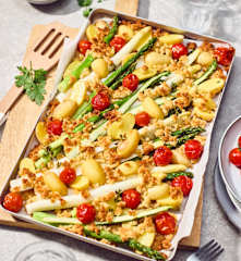 Spargel aus dem Backofen